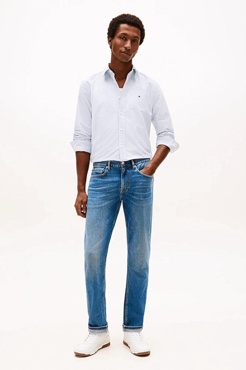 Tommy Hilfiger Core Denton Straight Jean Light Blue