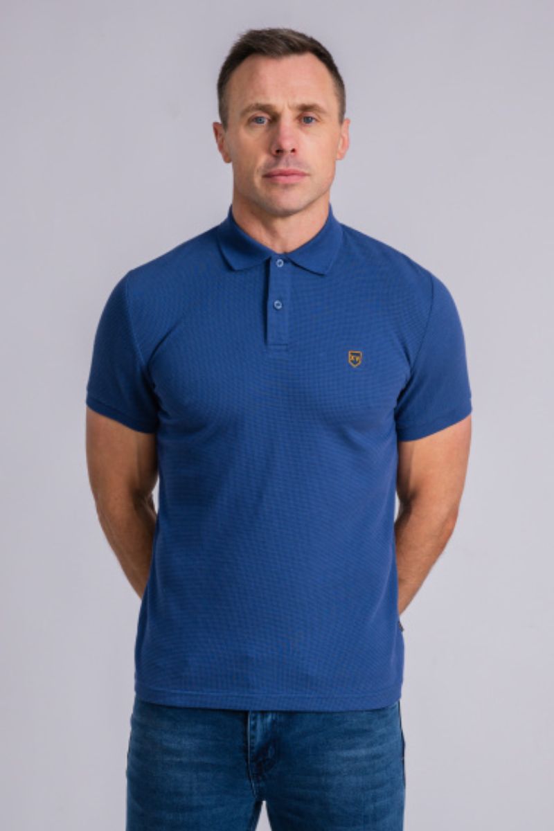 XV Kings Barrhaven Poloshirt Petrol Blue