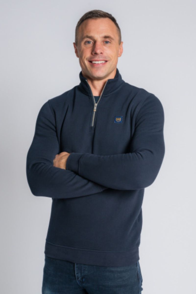 XV Kings Danvers 1/4 Zip Sweatshirt Navy