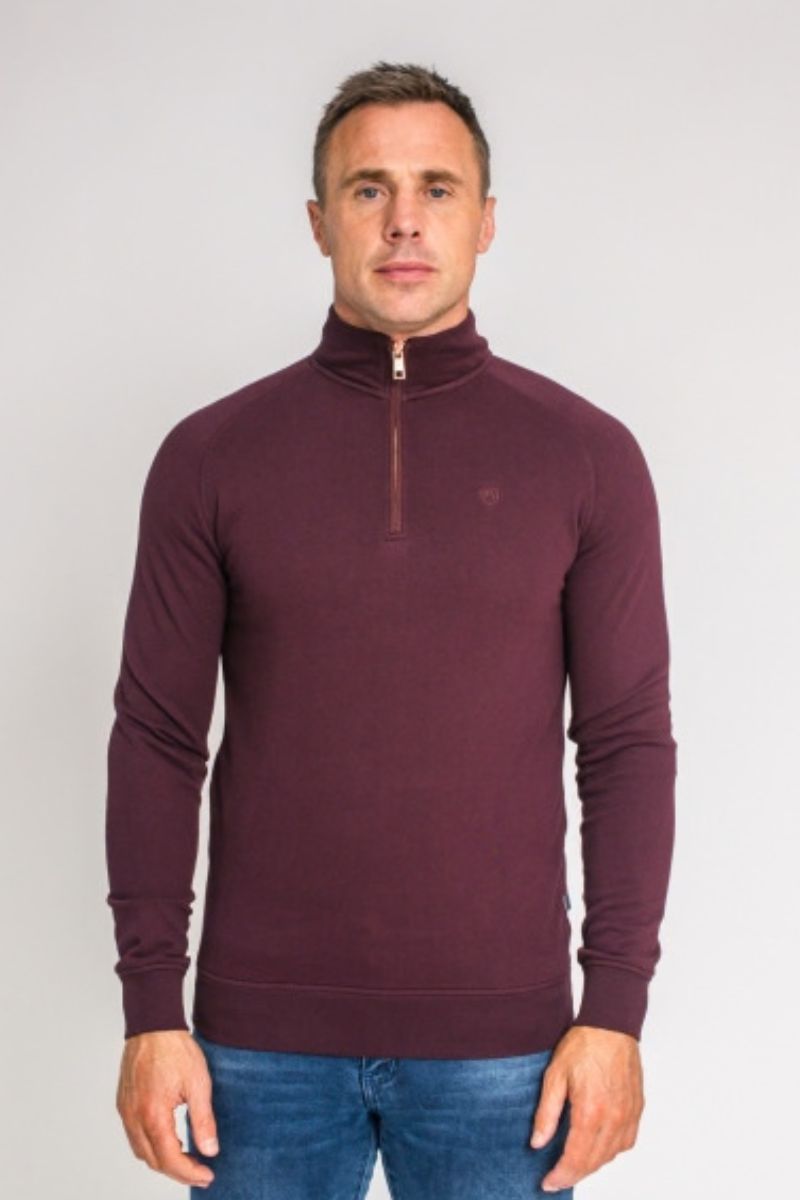 XV Kings Falcons Quarter Zip Sweater Plummet