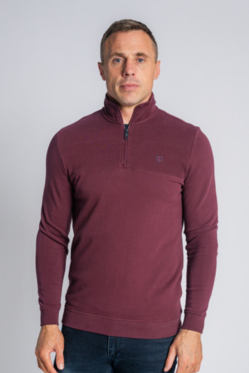 XV Kings Narbonne 1/4 Zip Sweatshirt Plummed