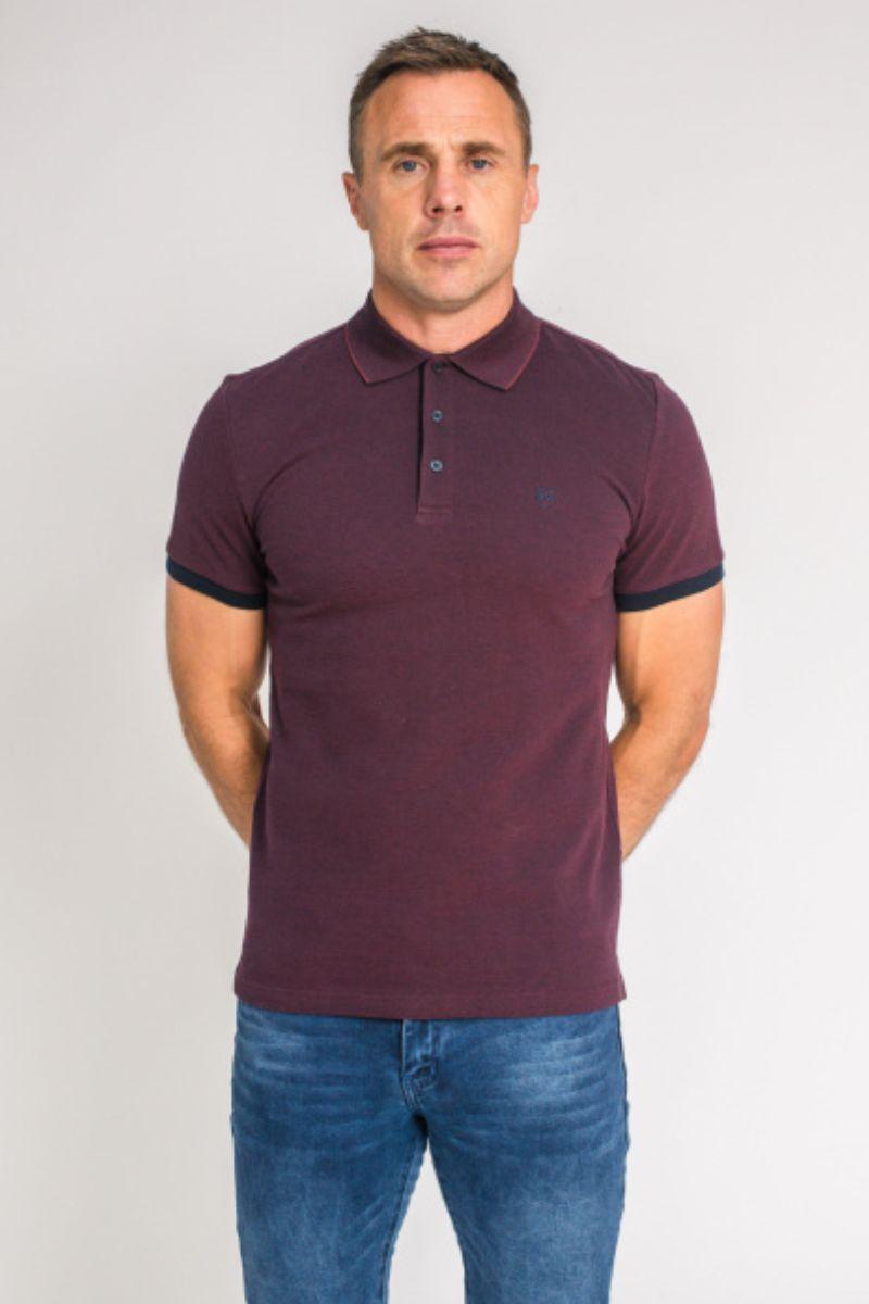 XV Kings Dravers Polo Plum Dot