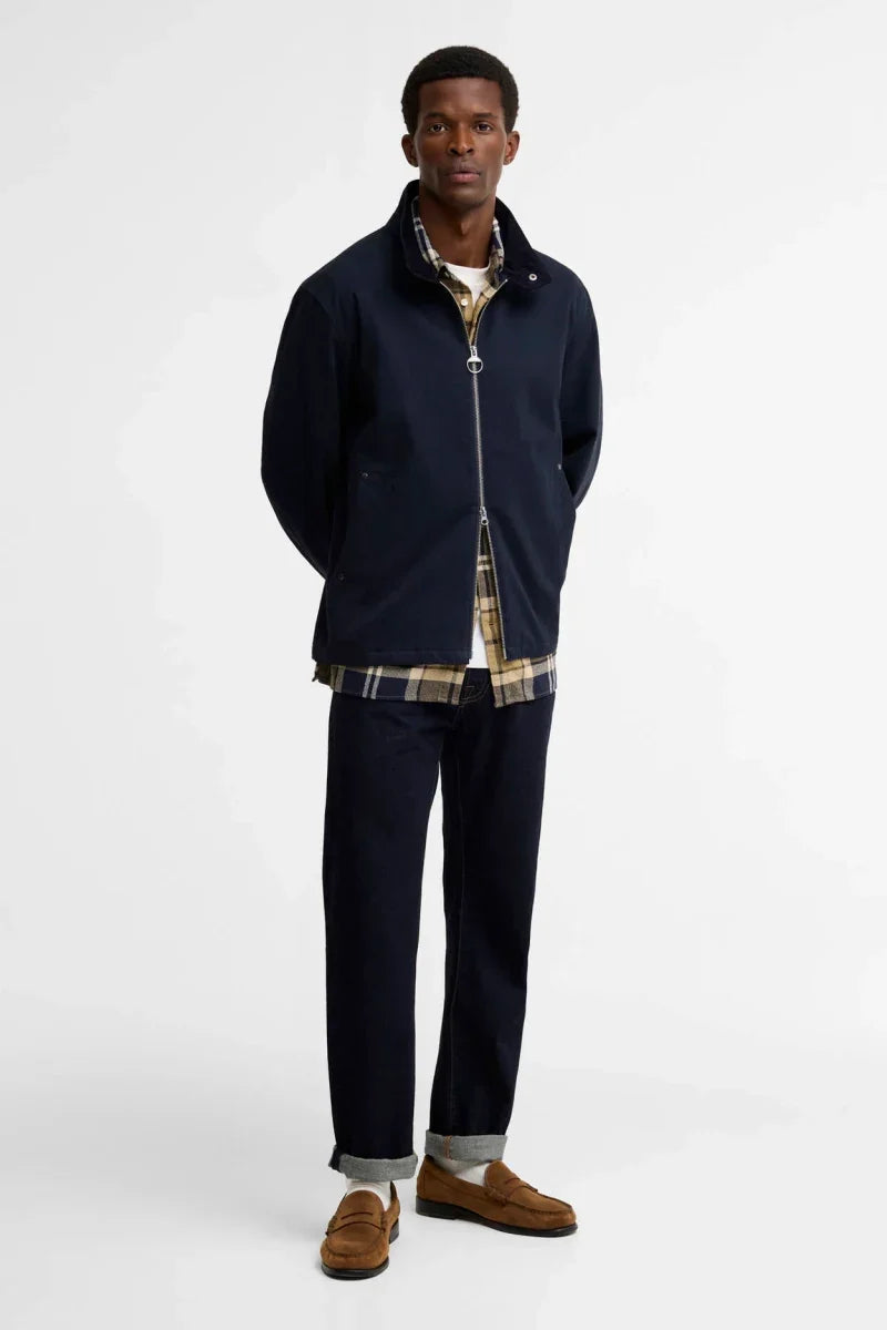 Barbour Cordford Casual Jacket navy, side view
