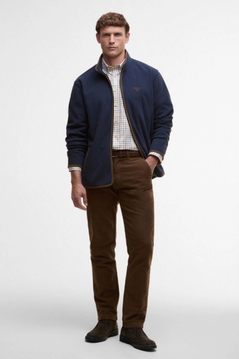 Barbour Harwood Zip Fleece Navy