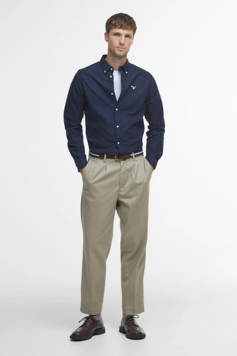 Barbour Oxtown Tailored Shirt Navy