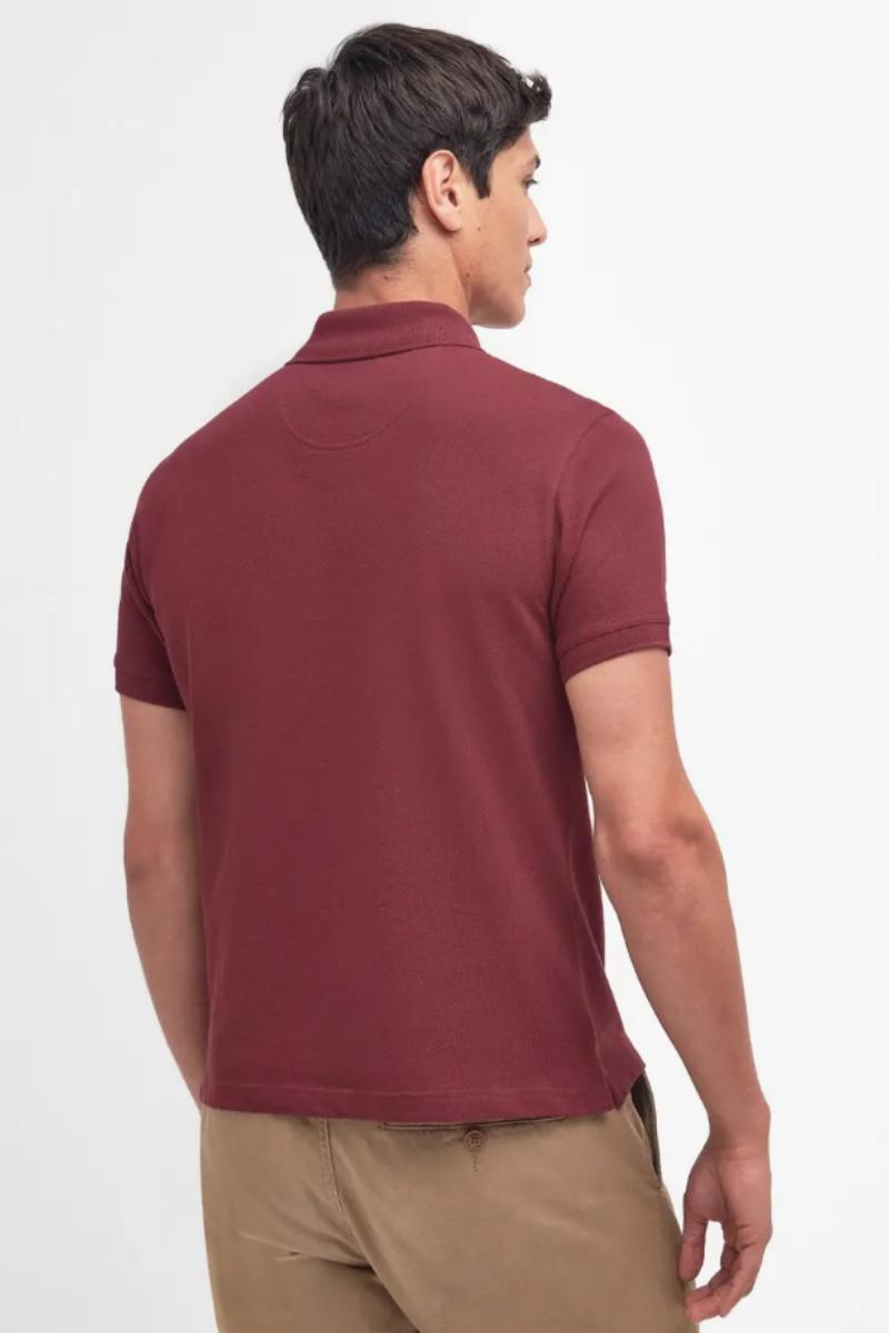 Barbour Tartan Pique Poloshirt Ruby