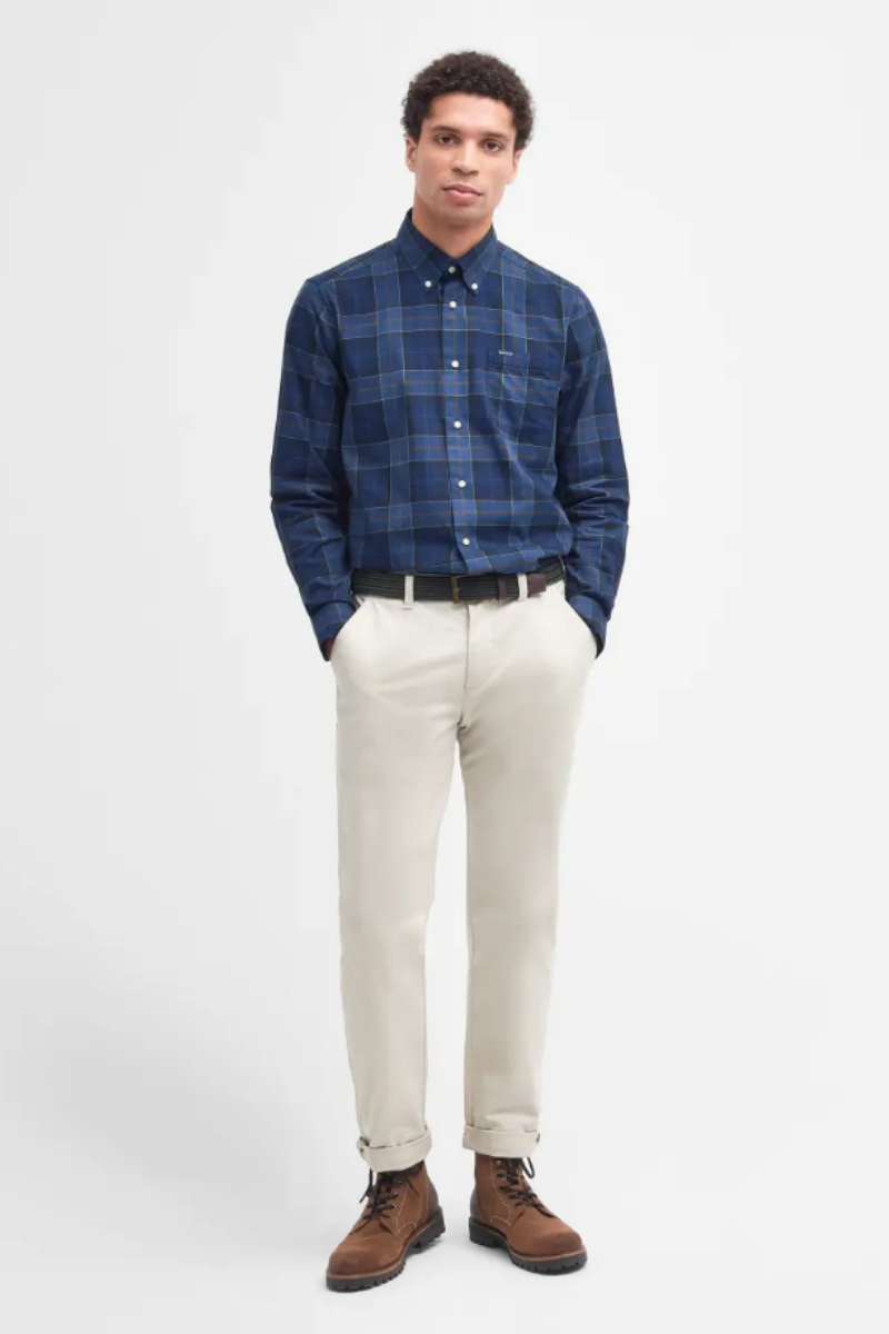 Barbour Wetheram Shirt Midnight