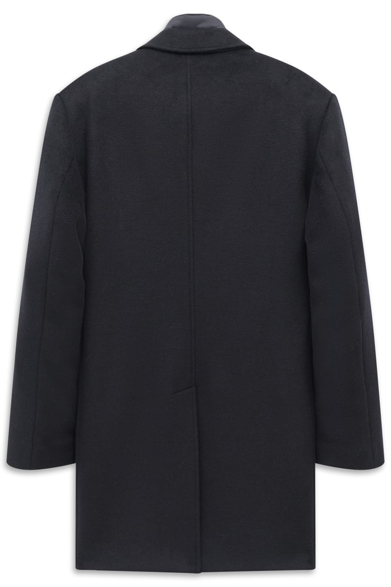 Bugatti 24203 Wool Blend Overcoat Navy