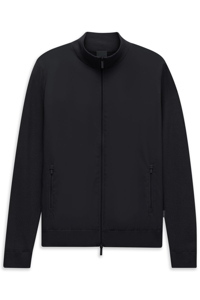 Bugatti 25571F Zip Through Cardigan Navy