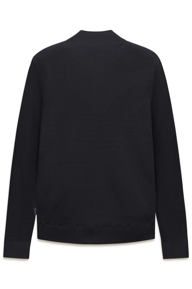 Bugatti 25571F Zip Through Cardigan Navy