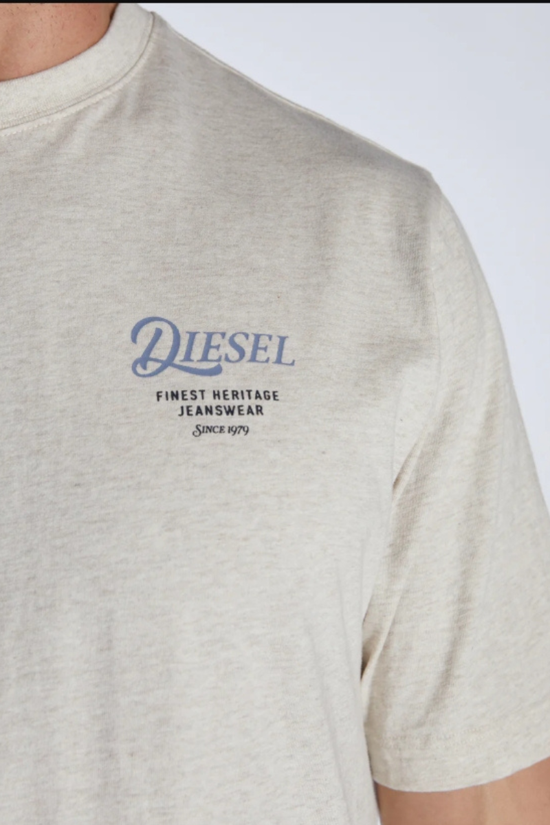 Diesel Parson Tee Crumb Marl
