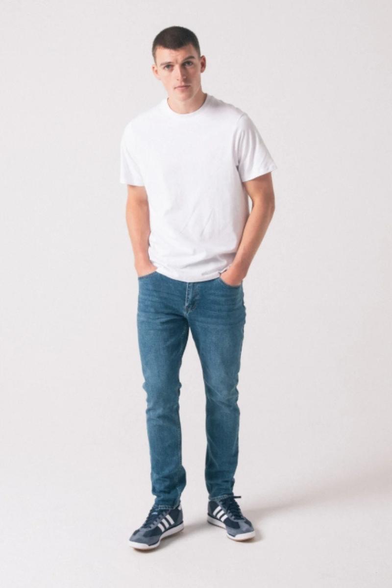 Diesel Rio Relaxed Straight Mid Blue