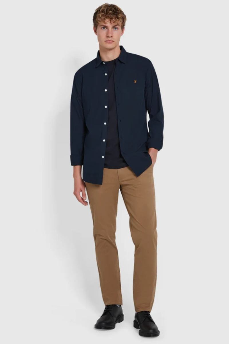 Farah Elm Slim Twill Chino Beige