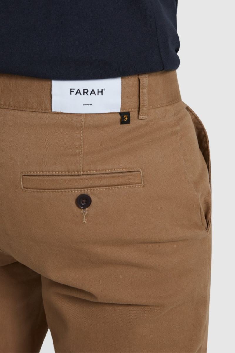 Farah Elm Slim Twill Chino Beige