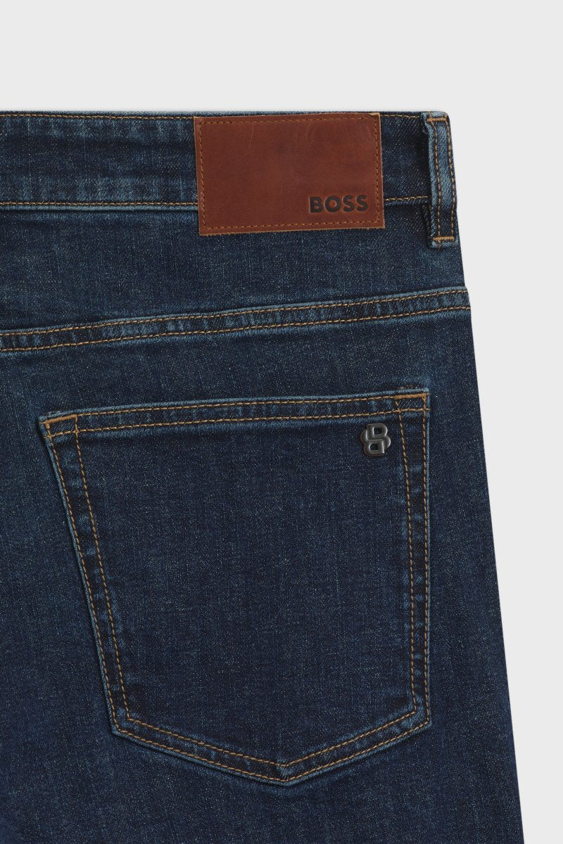 Boss 50564546 Delaware Slim Fit Comfort Stretch Jeans Navy