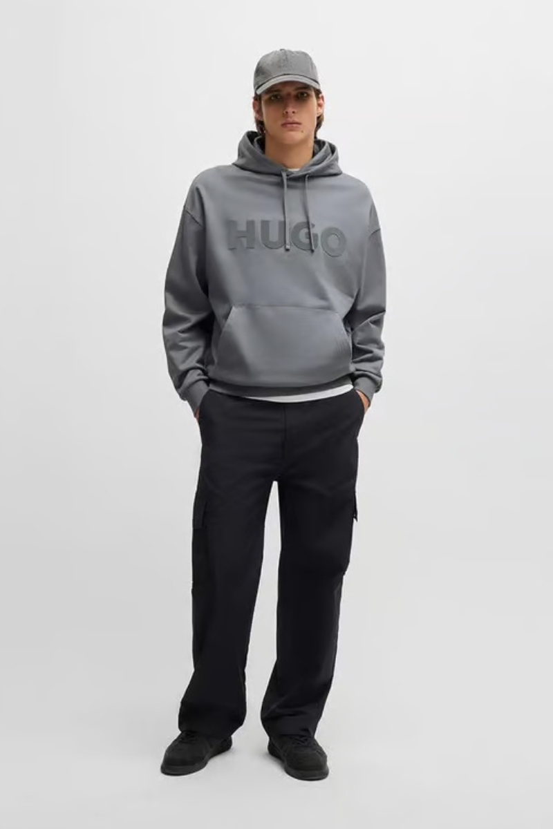 Hugo Ditchle Hoodie Open Grey