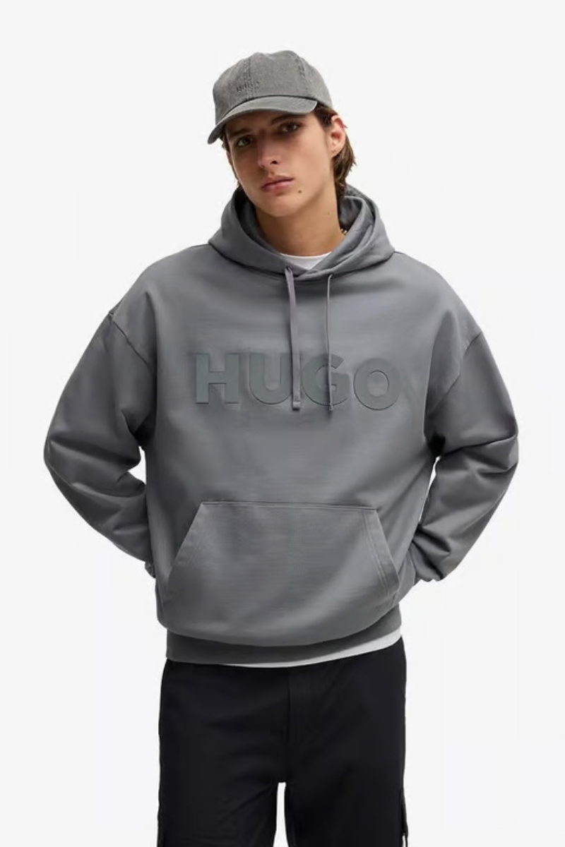 Hugo Ditchle Hoodie Open Grey