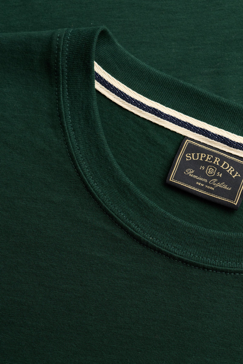 Superdry Essential Company Logo Tee - Forest Green/Deep Green