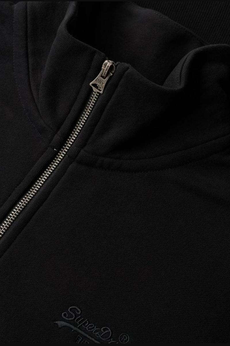 Superdry Ess Logo Henley Black