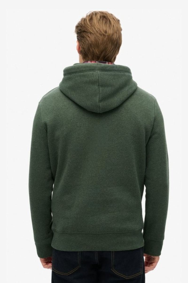 Superdry Ess Logo Hoodie Forest Green