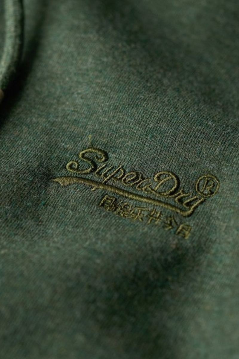 Superdry Ess Logo Hoodie Forest Green