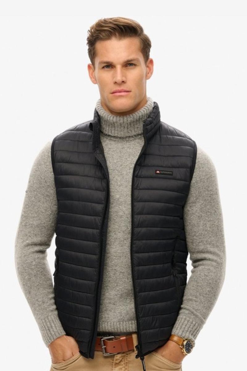 Superdry Fuji Padded Gilet Black