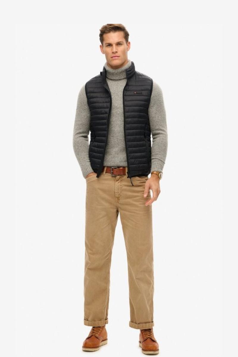 Superdry Fuji Padded Gilet Black