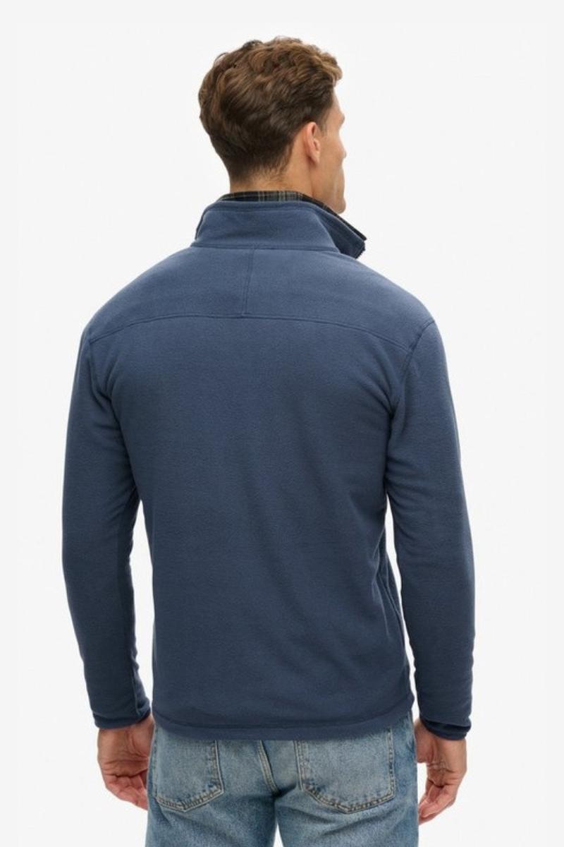 Superdry Polar Fleece Half Zip Jumper Navy