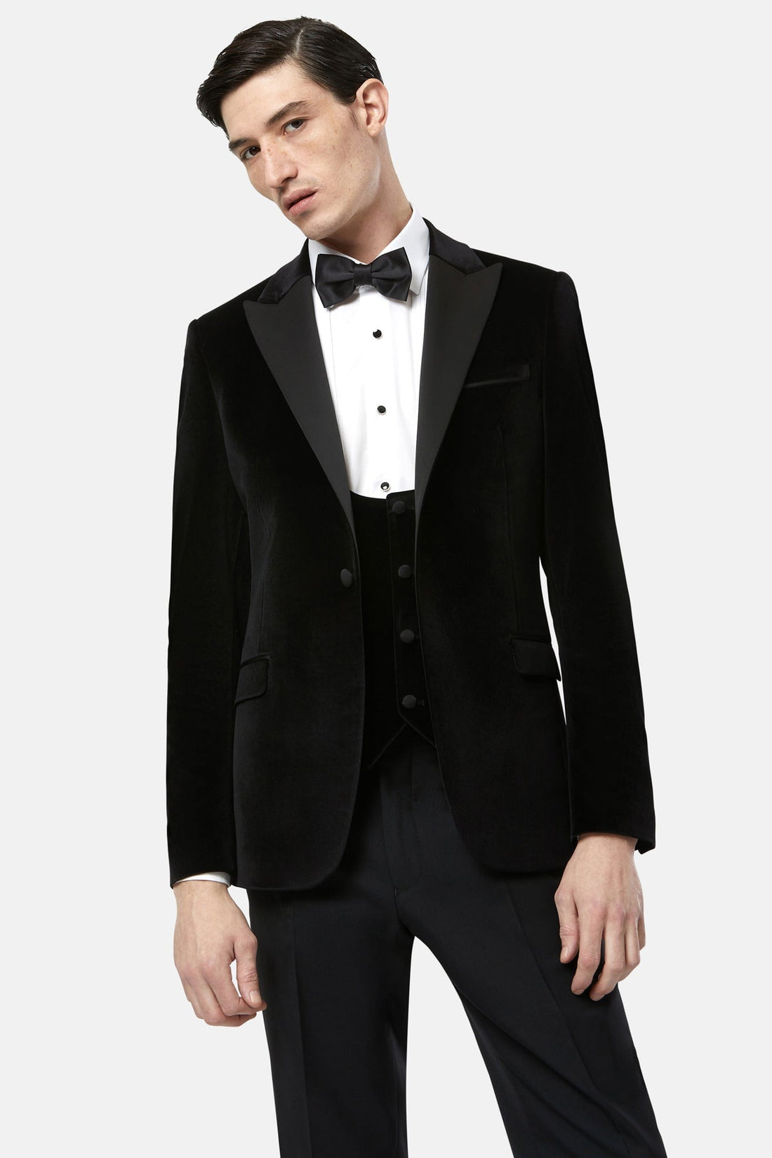 Benetti Jasper Black Velvet Jacket DONITZ