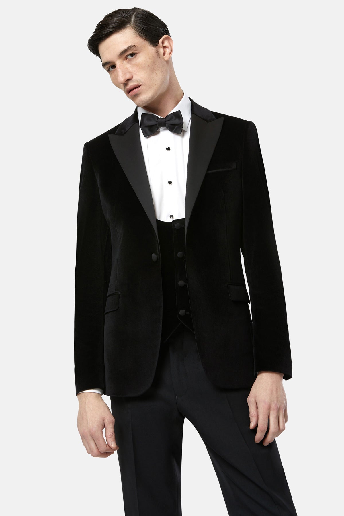 Benetti Jasper Black Velvet Jacket DONITZ