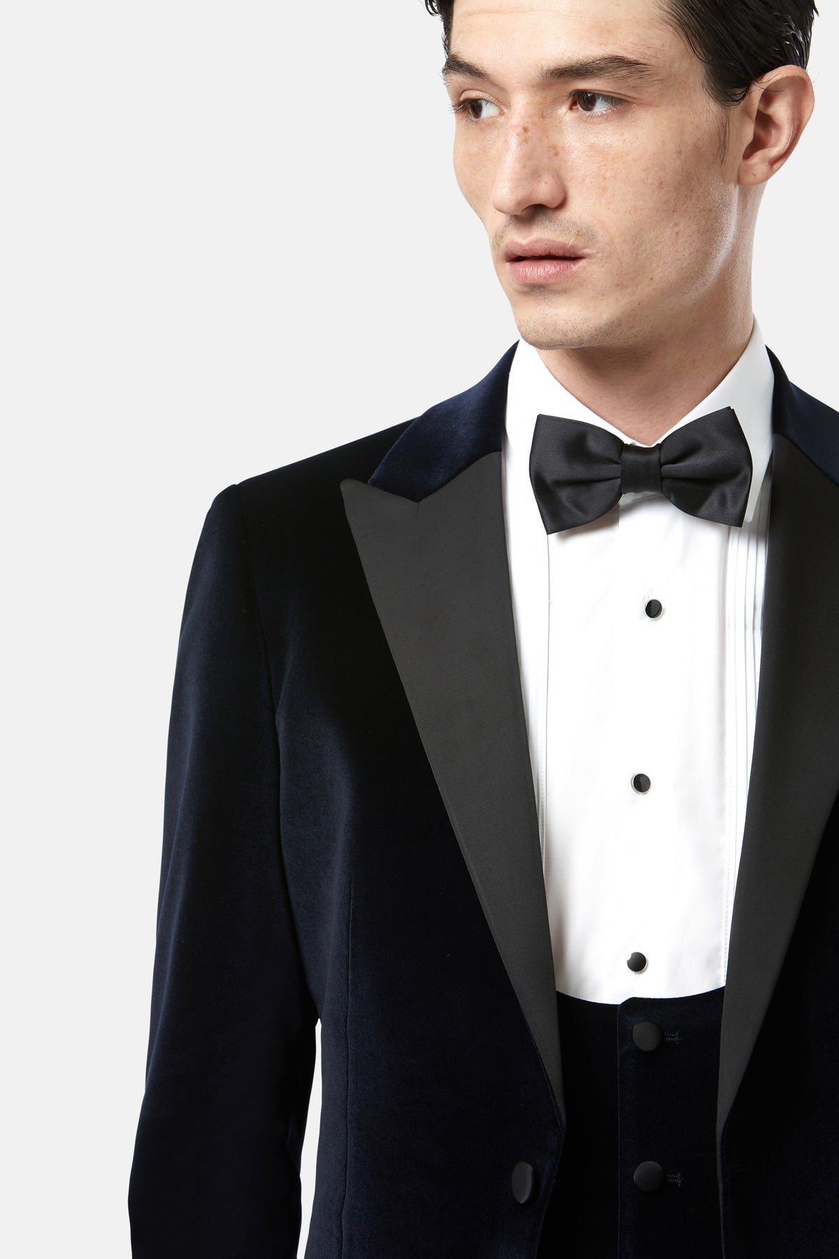 Benetti Jasper Navy Velvet Jacket Suits DONITZ