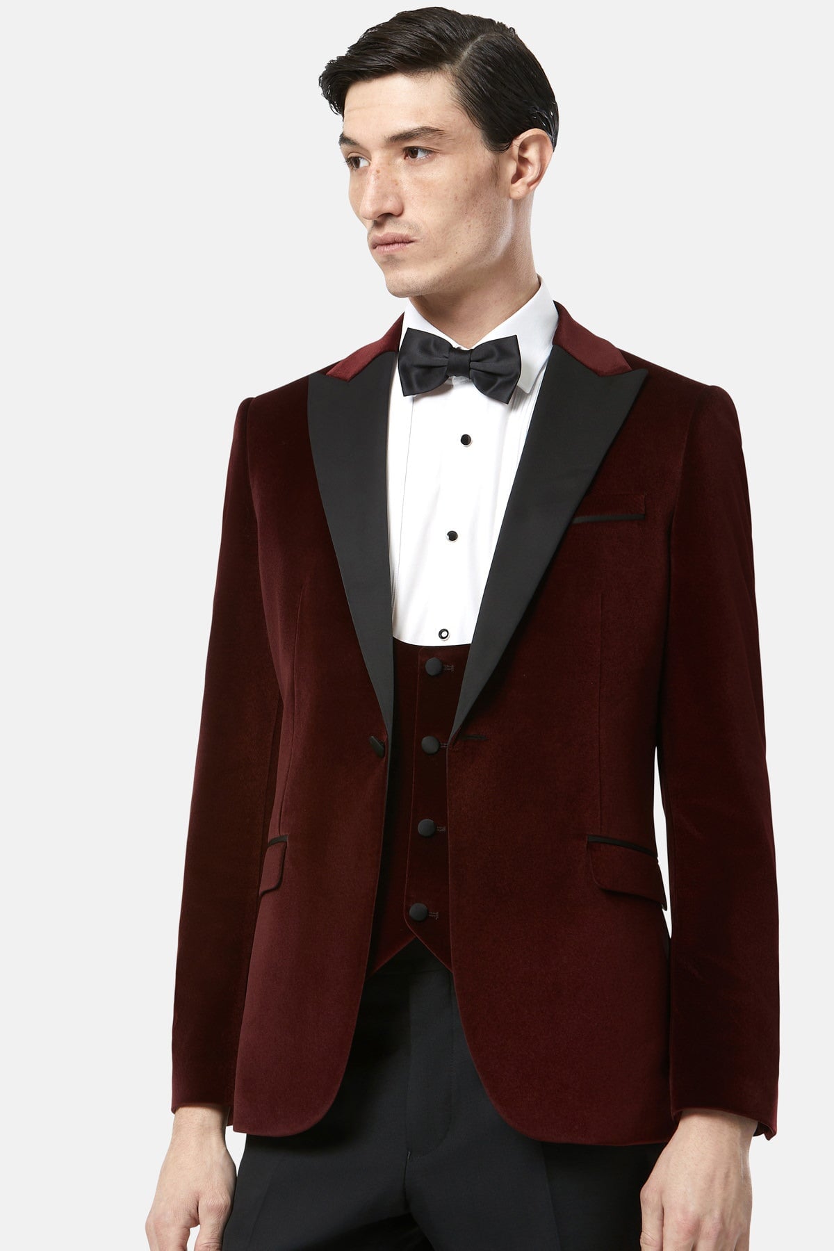 Benetti Jasper Bordo Velvet Jacket DONITZ
