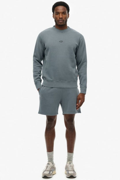 Superdry Micro Logo Crew Stormy