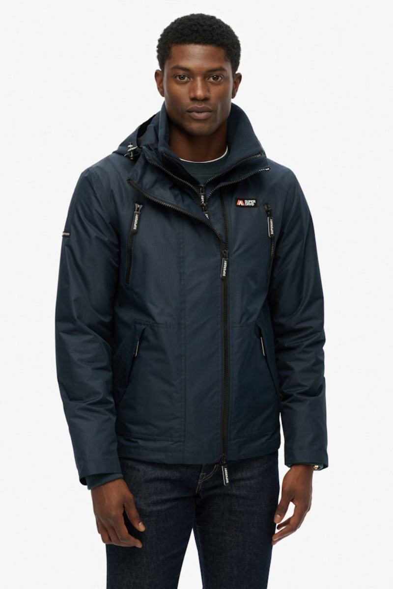 Superdry Mtn Windbreaker Jacket Navy