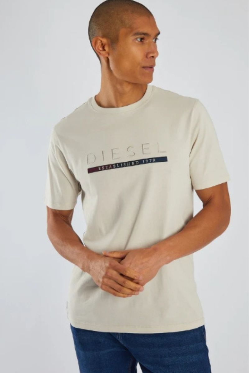 Diesel Tristian T-shirt Bone