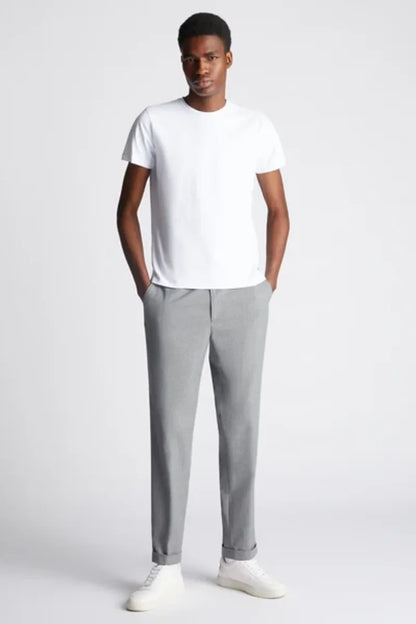 Remus Uomo 53121A Tapered Fit Cotton Stretch T-Shirt White