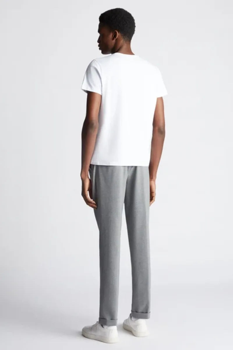 Remus Uomo 53121A Tapered Fit Cotton Stretch T-Shirt White