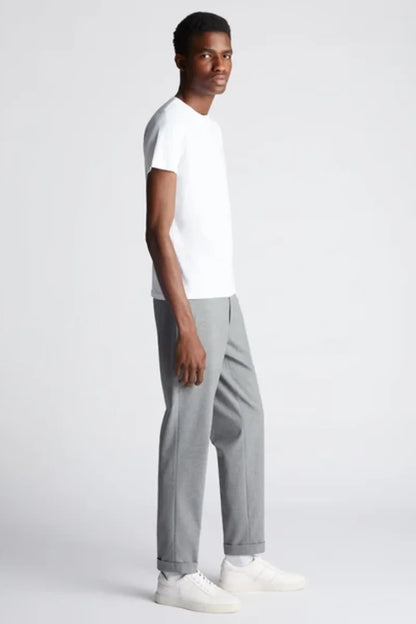 Remus Uomo 53121A Tapered Fit Cotton Stretch T-Shirt White