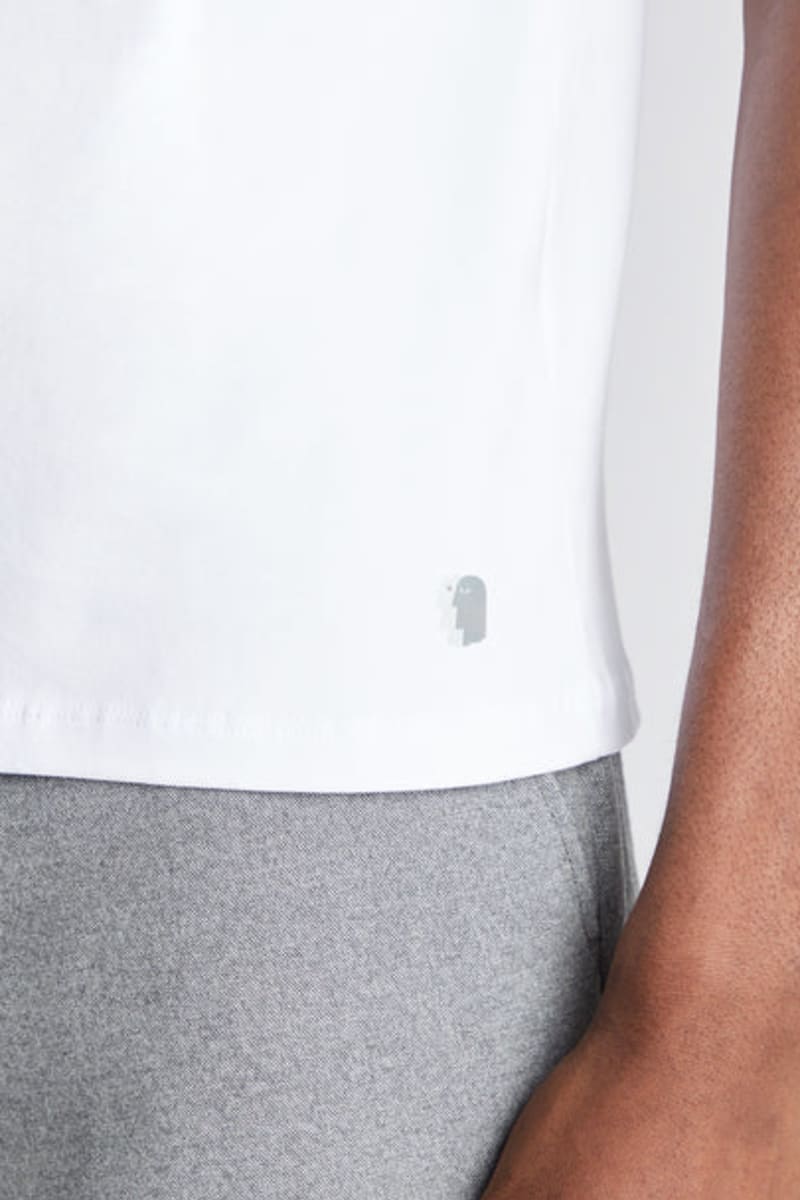 Remus Uomo 53121A Tapered Fit Cotton Stretch T-Shirt White