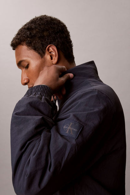Calvin Klein 500G Padded Nylon Harrington Jacket Dark Sapphire