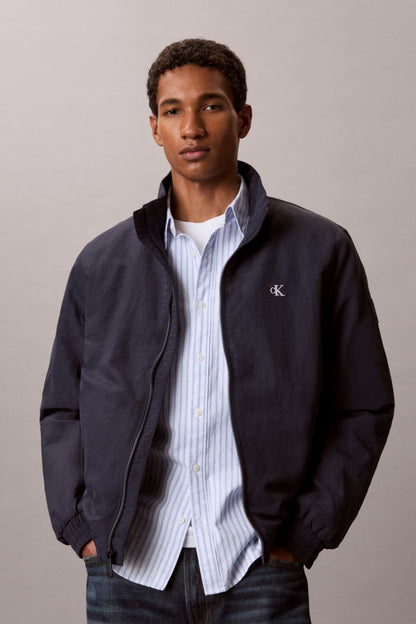 Calvin Klein 500G Padded Nylon Harrington Jacket Dark Sapphire