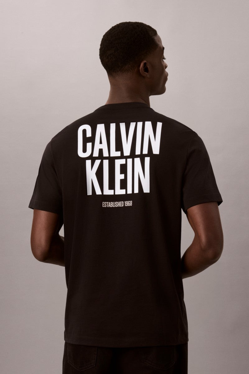 Calvin Klein 816G Block Logo T-Shirt Black — view 2