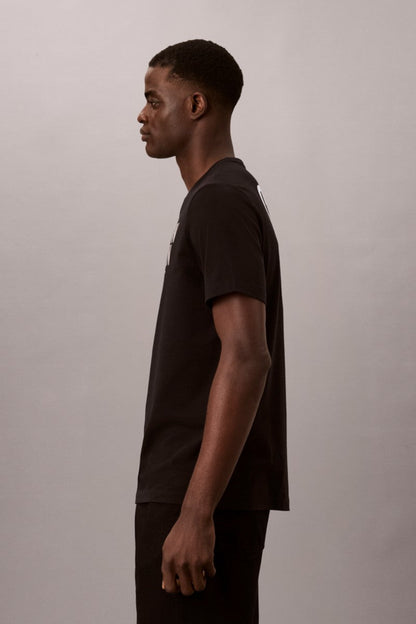 Calvin Klein 816G Block Logo T-Shirt Black — view 5