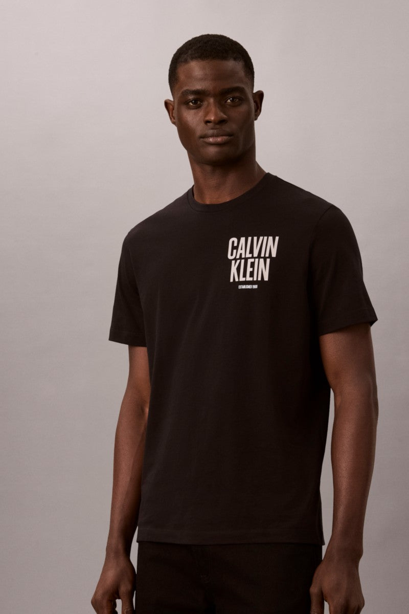Calvin Klein 816G Block Logo T-Shirt Black