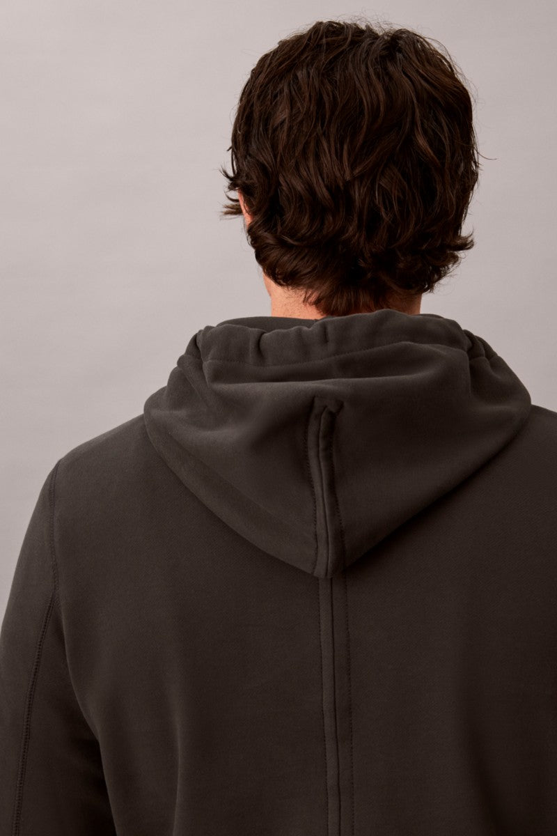 Calvin Klein 201G 350 Terry Badge Hoodie Pirate Black