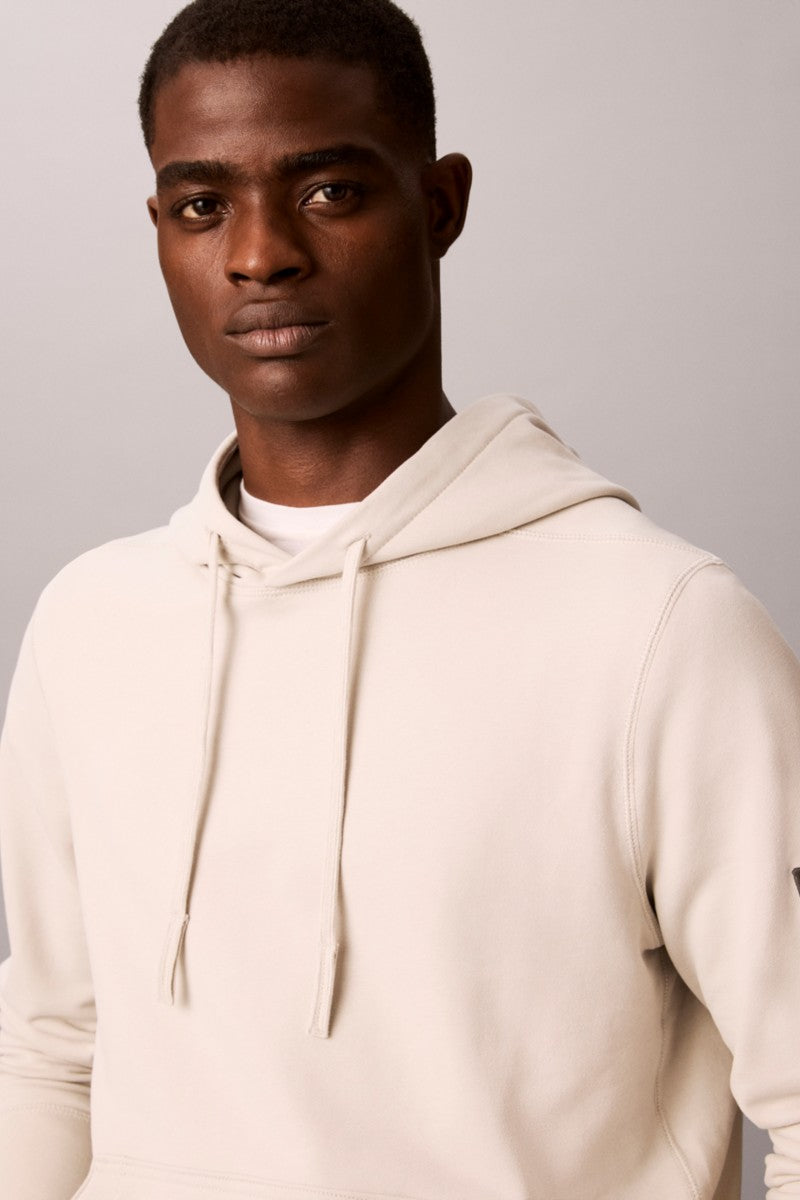 Calvin Klein 201G 350 Terry Badge Hoodie Moonstruck
