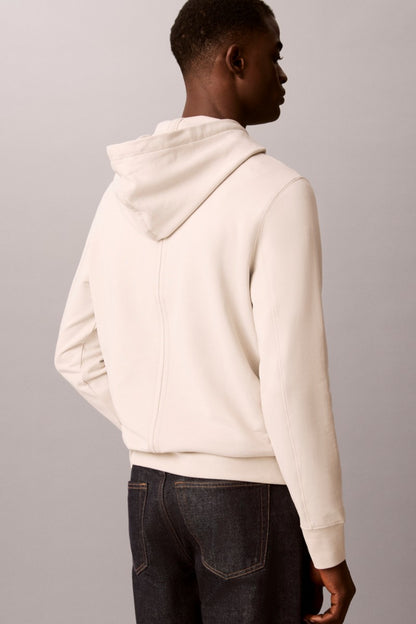 Calvin Klein 201G 350 Terry Badge Hoodie Moonstruck