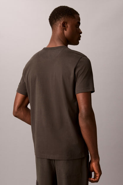 Calvin Klein 206G Classic Sueded Jersey T-Shirt Pirate Black