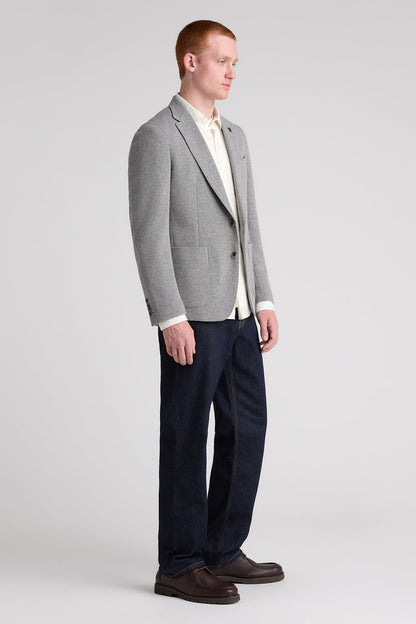 Remus Uomo 12914 Antoni Slim Fit Wool Blend Jacket Grey — view 4
