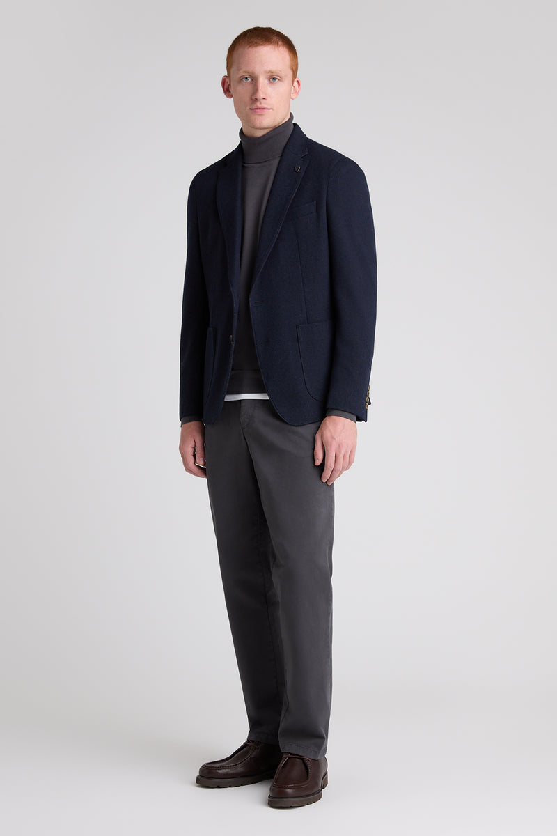 Remus Uomo 12914 Antoni Slim Fit Wool Blend Jacket Navy — view 2